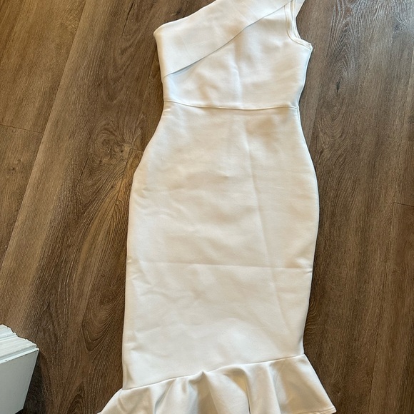 White wedding, cocktail, dress - Picture 3 of 4
